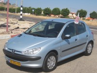 פיג'ו&nbsp;206&nbsp;ONE LINE PK אוט' 1.6&nbsp;2007