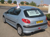 פיג'ו&nbsp;206&nbsp;XLINE אוט' 1.4&nbsp;2006