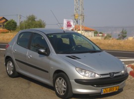 פיג'ו&nbsp;206&nbsp;XLINE אוט' 1.4&nbsp;2006