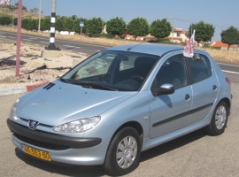 פיג'ו&nbsp;206&nbsp;ONE LINE PK אוט' 1.6&nbsp;2007