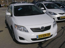 טויוטה&nbsp;קורולה החדשה&nbsp;GLI אוט' 1.6&nbsp;2009