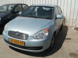 יונדאי&nbsp;אקסנט&nbsp;GL אוט' 1.4&nbsp;2008