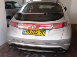 הונדה&nbsp;סיויק החדשה 5 דלתות&nbsp;SPORT אוט' 5 דל' 1.8&nbsp;2009