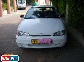 יונדאי&nbsp;אקסנט&nbsp;LS ידני 5 דל' 1.5&nbsp;1997