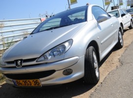 פיג'ו&nbsp;206&nbsp;CC אוט' קבריולט 1.6&nbsp;2002