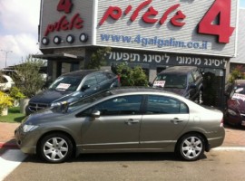 הונדה&nbsp;סיויק החדשה 4 דלתות&nbsp;LS אוט' 1.8&nbsp;2008
