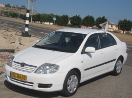טויוטה&nbsp;קורולה&nbsp;SUN אוט' 1.6&nbsp;2005