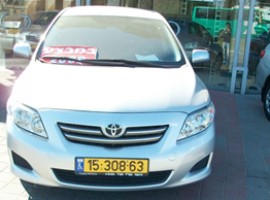טויוטה&nbsp;קורולה החדשה&nbsp;GLI אוט' 1.6 (מתיחת פנים)&nbsp;2008